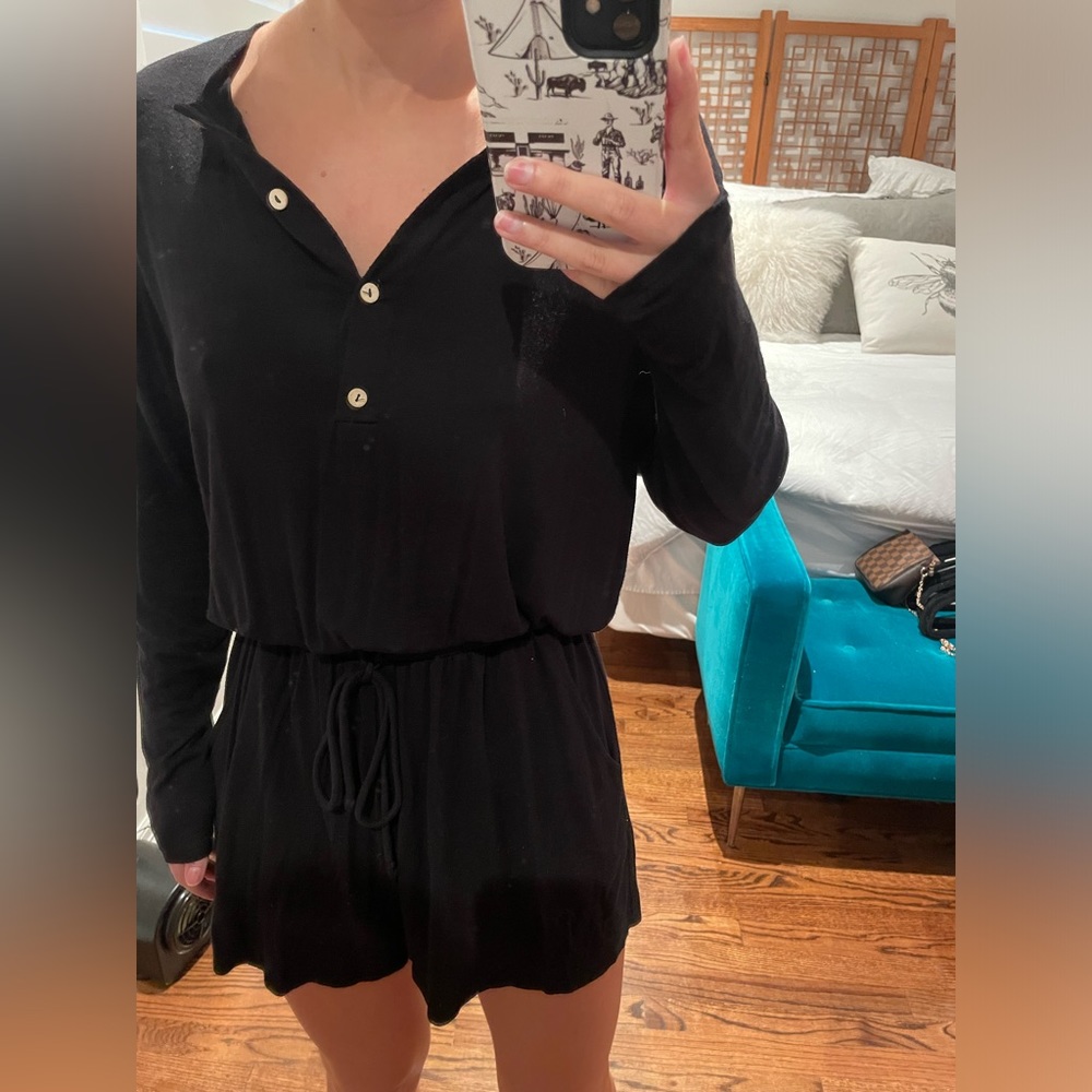 Long sleeve romper by Hudson Gray